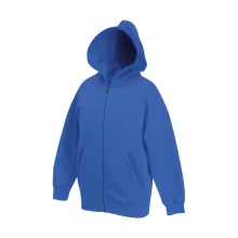 Gyerek Pulóver Kapucnis Hosszú ujjú Fruit of the Loom Classic Hooded Sweat Jacket Kids   Fekete