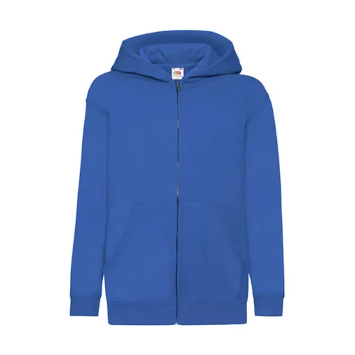 Gyerek Pulóver Kapucnis Hosszú ujjú Fruit of the Loom Classic Hooded Sweat Jacket Kids   Király