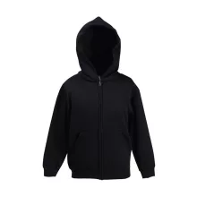 Gyerek Pulóver Kapucnis Hosszú ujjú Fruit of the Loom Classic Hooded Sweat Jacket Kids   Azur k