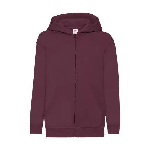 Gyerek kapucnis hosszú ujjú pulóver Fruit of the Loom Kids' Classic Hooded Sweat Jacket 164 (14