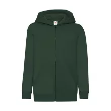 Gyerek kapucnis hosszú ujjú pulóver Fruit of the Loom Kids' Classic Hooded Sweat Jacket 152 (12