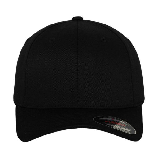 Uniszex  Sapka Flexfit Fitted Baseball Cap -L/XL, Fekete/Fekete