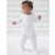 Bébi hosszú ujjú organikus rugdalózó BabyBugz Organic Sleepsuit with Scratch Mitts 6-12, Organi