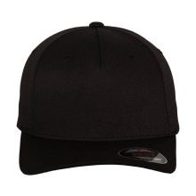 Uniszex  Sapka Flexfit Fitted Baseball Cap -S/M, Fekete