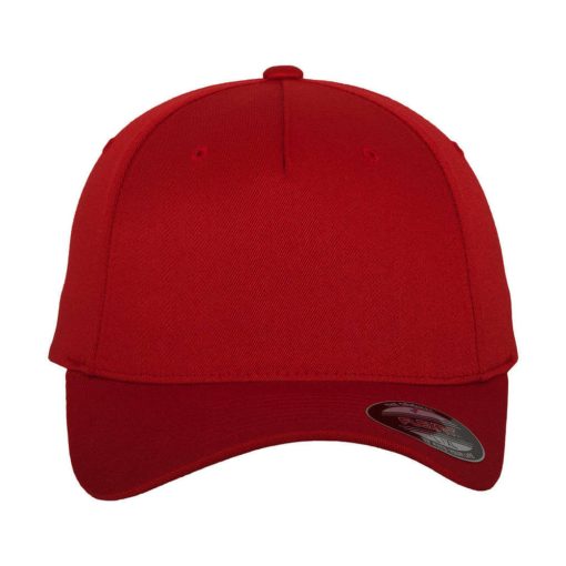 Uniszex  Sapka Flexfit Fitted Baseball Cap -S/M, Piros