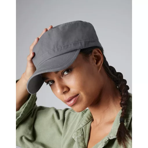 Uniszex sapka Beechfield Army Cap - One Size, Fekete