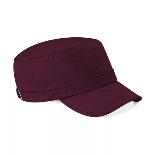 Uniszex sapka Beechfield Army Cap - One Size, Burgundi