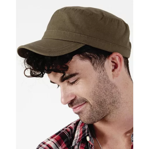 Uniszex sapka Beechfield Army Cap - One Size, Khaki