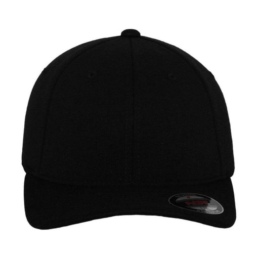 Uniszex  Sapka Flexfit Double Jersey Cap -L/XL, Fekete
