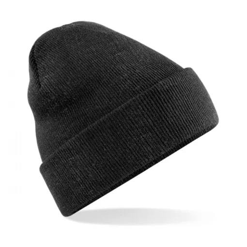 Uniszex téli sapka Beechfield Original Cuffed Beanie Egy méret, Szürke