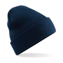 Uniszex téli sapka Beechfield Original Cuffed Beanie Egy méret, Sötétkék (navy)