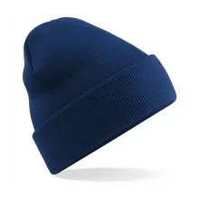 Uniszex téli sapka Beechfield Original Cuffed Beanie Egy méret, Oxford Sötétkék (navy)