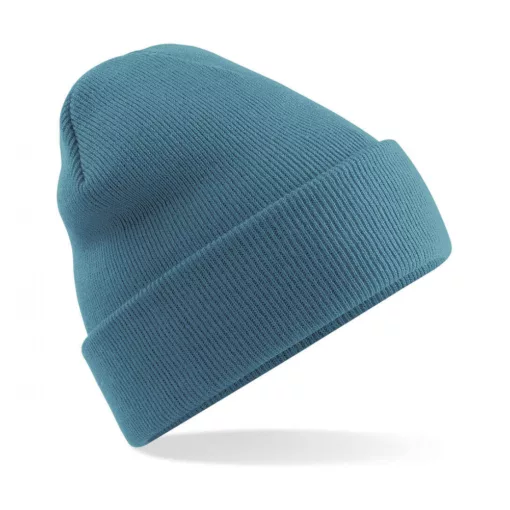 Uniszex téli sapka Beechfield Original Cuffed Beanie Egy méret, Airforce kék