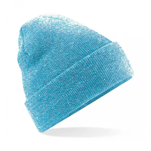 Uniszex téli sapka Beechfield Original Cuffed Beanie Egy méret, Heather Szörf