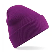Uniszex téli sapka Beechfield Original Cuffed Beanie Egy méret, Magenta