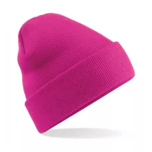 Uniszex téli sapka Beechfield Original Cuffed Beanie Egy méret, Fuchsia