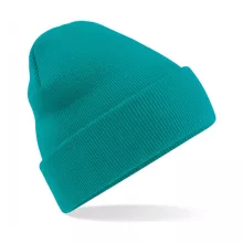 Uniszex téli sapka Beechfield Original Cuffed Beanie Egy méret, Emerald