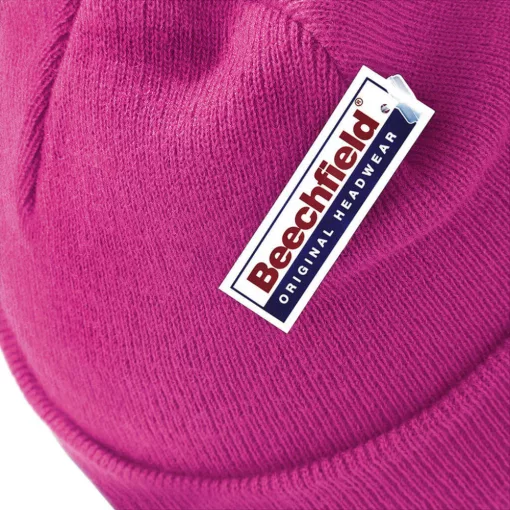 Uniszex téli sapka Beechfield Original Cuffed Beanie Egy méret, Sötétzöld
