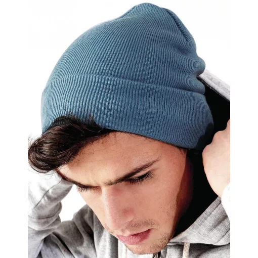 Uniszex téli sapka Beechfield Original Cuffed Beanie Egy méret, Fluorescent Sárga