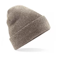 Uniszex téli sapka Beechfield Original Cuffed Beanie Egy méret, Heather Oatmeal