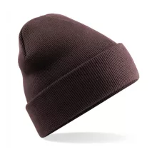 Uniszex téli sapka Beechfield Original Cuffed Beanie Egy méret, Csokoládébarna
