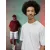 B and C #E220 Oversized T-Shirt TG001 White L