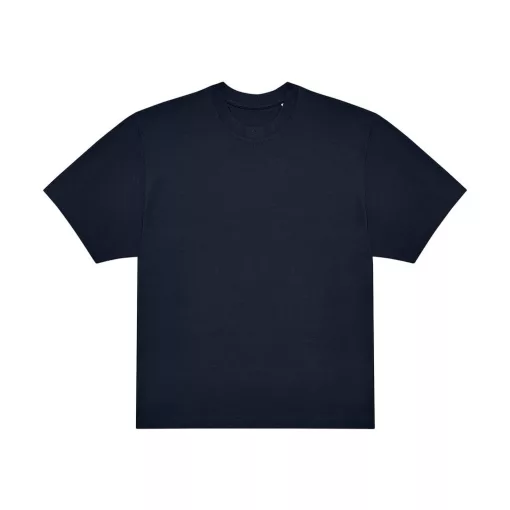 B and C #E220 Oversized T-Shirt TG001 Navy L