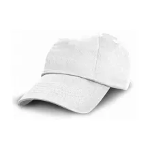 Gyerek sapka Result Caps Junior Low Profil Cotton Cap Egy méret, Fehér