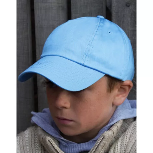 Gyerek sapka Result Caps Junior Low Profil Cotton Cap Egy méret, Sötétkék (navy)