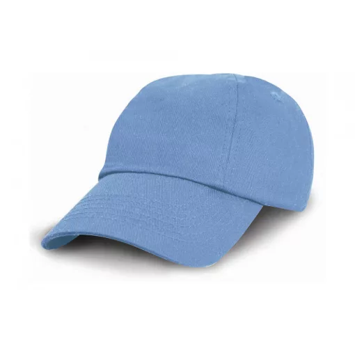 Gyerek sapka Result Caps Junior Low Profil Cotton Cap Egy méret, Ég kék