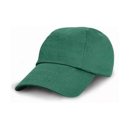 Gyerek sapka Result Caps Junior Low Profil Cotton Cap Egy méret, Jade