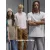 B and C #E220 T-Shirt TG002 White L