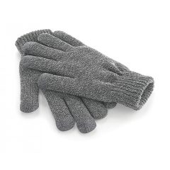 Női kesztyű Beechfield TouchScreen Smart Gloves S/M, Heather szürke
