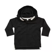Bébi Kabát Kapucnis Hosszú ujjú BabyBugz Baby Hoodie -18-24 hónapos, Heather Grey Melange