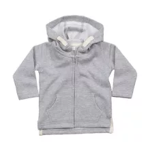 Bébi Kabát Kapucnis Hosszú ujjú BabyBugz Baby Hoodie -6-12 hónapos, Nautical Navy