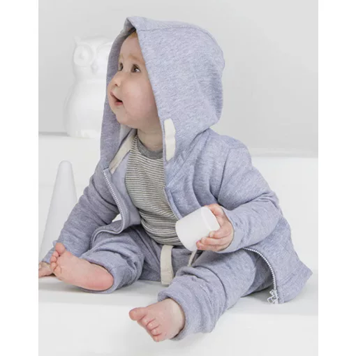 Bébi Kabát Kapucnis Hosszú ujjú BabyBugz Baby Hoodie -12-18 hónapos, Bubble Gum Rózsaszín