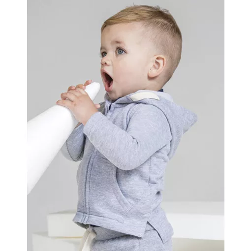 Bébi Kabát Kapucnis Hosszú ujjú BabyBugz Baby Hoodie -12-18 hónapos, Bubble Gum Rózsaszín