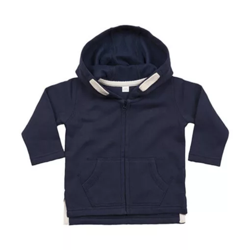 Bébi Kabát Kapucnis Hosszú ujjú BabyBugz Baby Hoodie -12-18 hónapos, Bubble Gum Rózsaszín