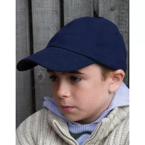 Gyerek sapka Result Caps Junior Brushed Cotton Cap Egy méret, Lila