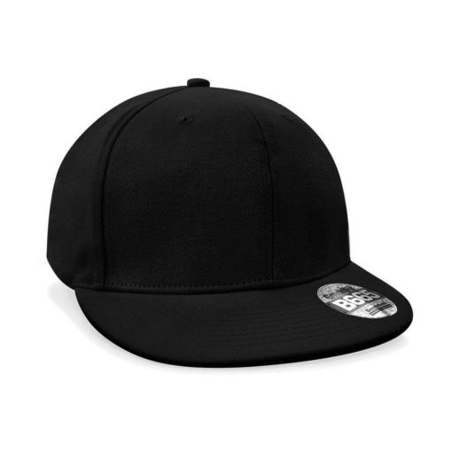 Uniszex sapka Beechfield Rapper Cap - One Size, Fekete