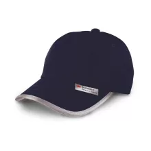 Férfi fényvisszaverő ruha Result Caps Reflective Cap Egy méret, Sötétkék (navy)