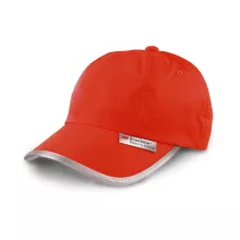 Férfi fényvisszaverő ruha Result Caps Reflective Cap Egy méret, Fluorescent Narancssárga