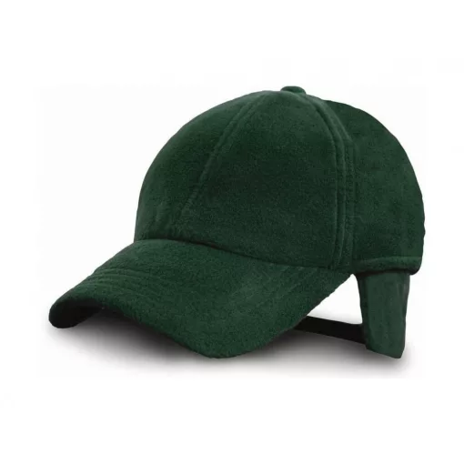 Polár velúr téli sapka Result Caps Winter Fleece Cap Egy méret, Erdő zöld