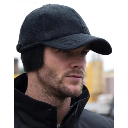 Polár velúr téli sapka Result Caps Winter Fleece Cap Egy méret, Erdő zöld