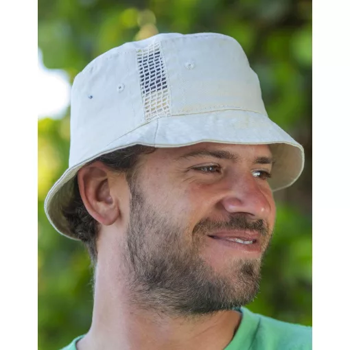 Női téli sapka Result Caps Sporty Hat with Mesh Panels Egy méret, Sötétkék (navy)