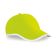 Uniszex sapka Beechfield Enhanced-Viz Cap Egy méret, Fluorescent Sárga