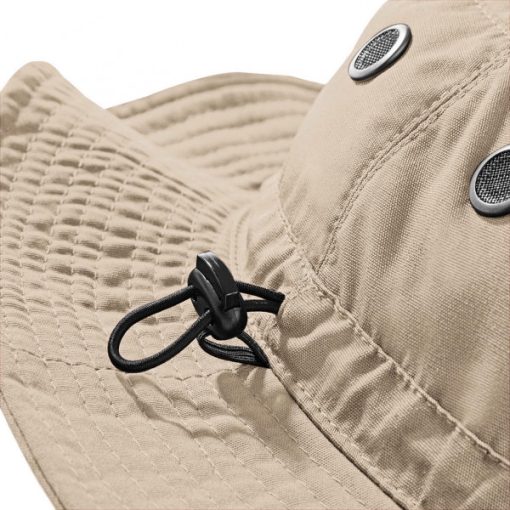 Beechfield UV álló kalap, UPF 50+ horgász vadász kertész sapka Cargo Bucket Hat