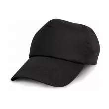 Gyerek sapka Result Caps Kids Baseball Cap Egy méret, Fekete