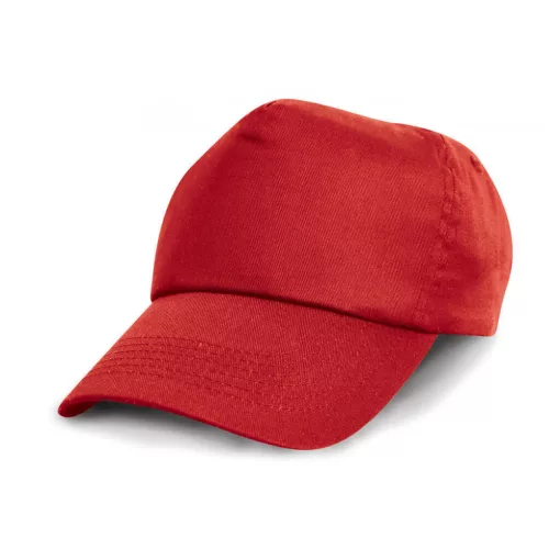 Gyerek sapka Result Caps Kids Baseball Cap Egy méret, Piros