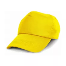 Gyerek sapka Result Caps Kids Baseball Cap Egy méret, Sárga